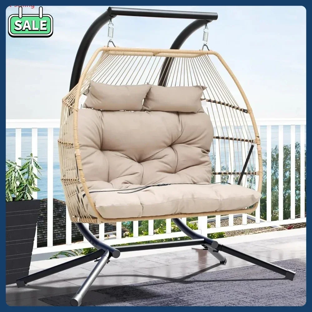 Outdoor Furniture Egg Chair - Bestseller2 Person Hanging Egg Swing Chair