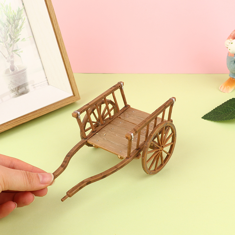 Outdoor Furniture Sales - 1PCS Dollhouse Miniature Simulation Assembled Cart