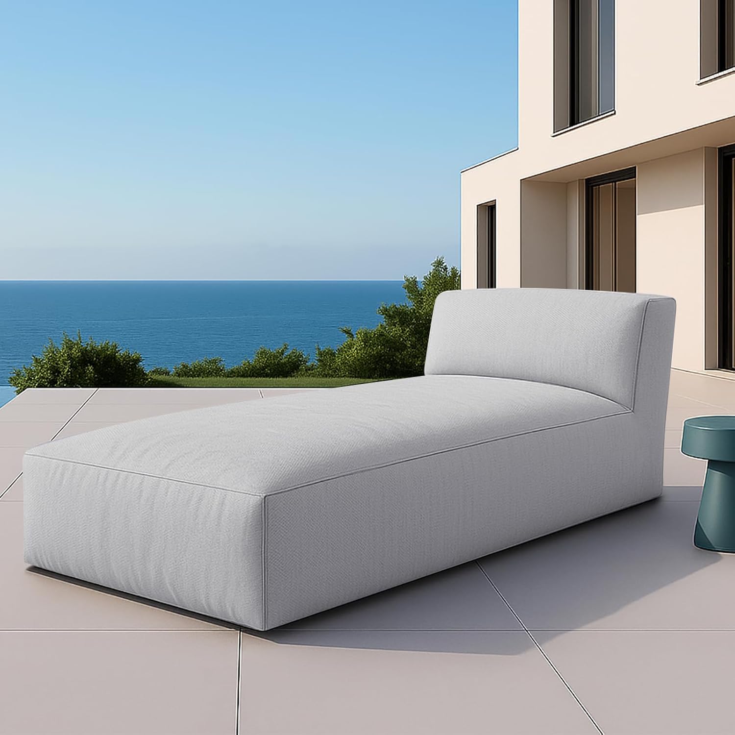 Outdoor Daybed Sofa - Outdoor Bean Bag Lounger Chair 70''