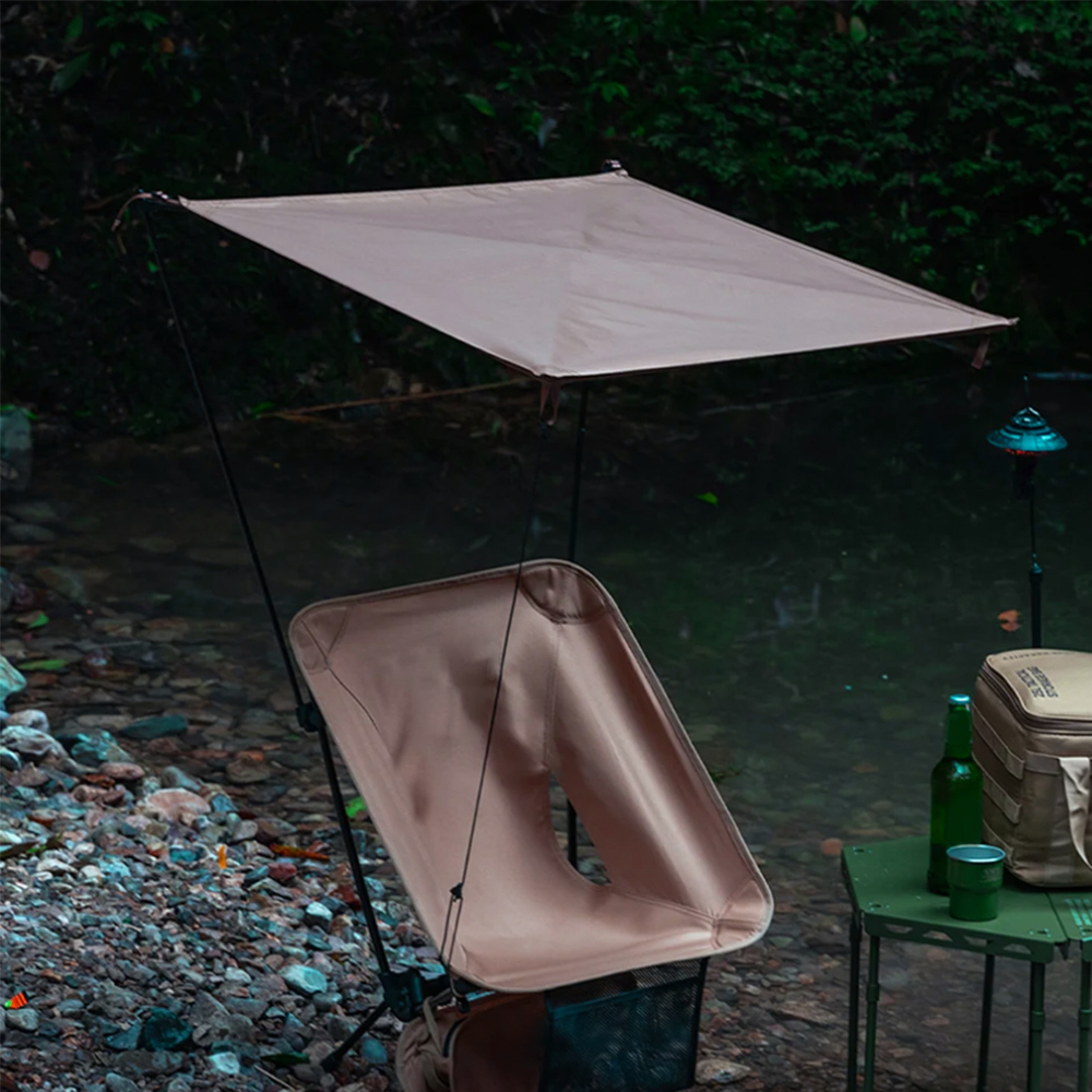 Outdoor Furniture Lounge Chair - Moon Chair Sunshade Beach Chair Sunshade