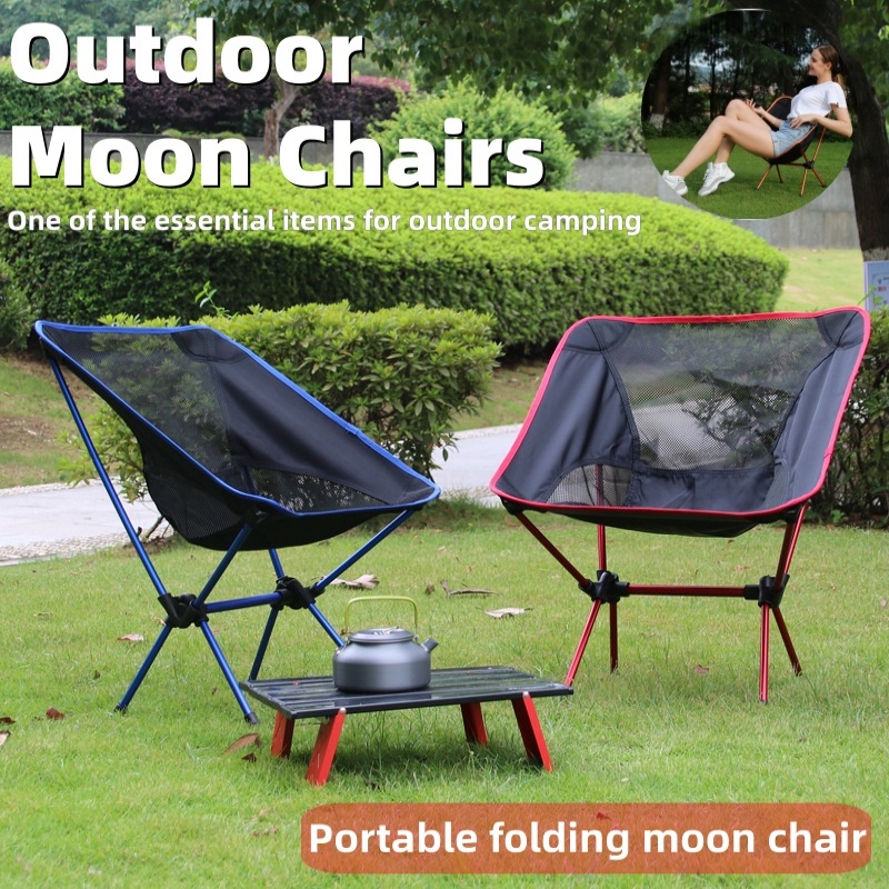 Outdoor Furniture Lounge Chair - Portable outdoor folding chair, ultra-light camping