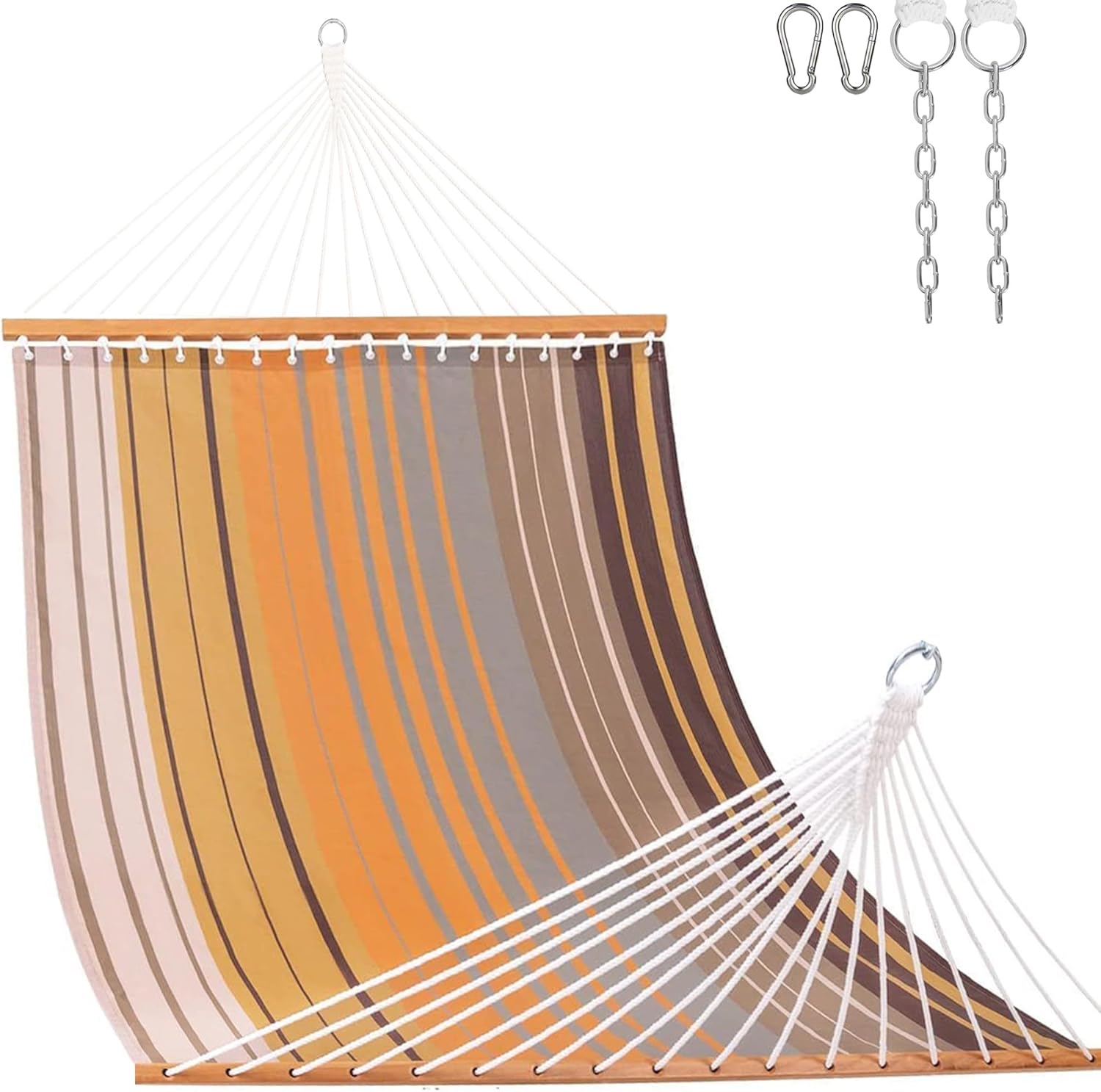 Outdoor Furniture Quick Dry - Quick-Dry 2-Person Hammock with Spreader Bar,
