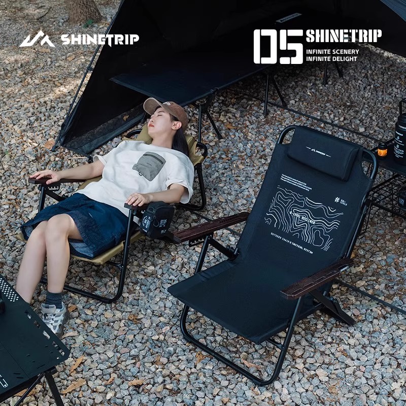 Outdoor Furniture Lounge Chair - ShineTrip Outdoor Folding Lounge Chair Portable