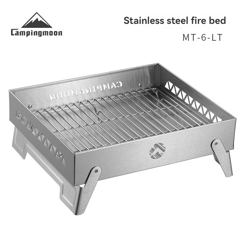 Outdoor Daybed Sofa - CAMPINGMOON MT-6-LT outdoor stainless steel fire