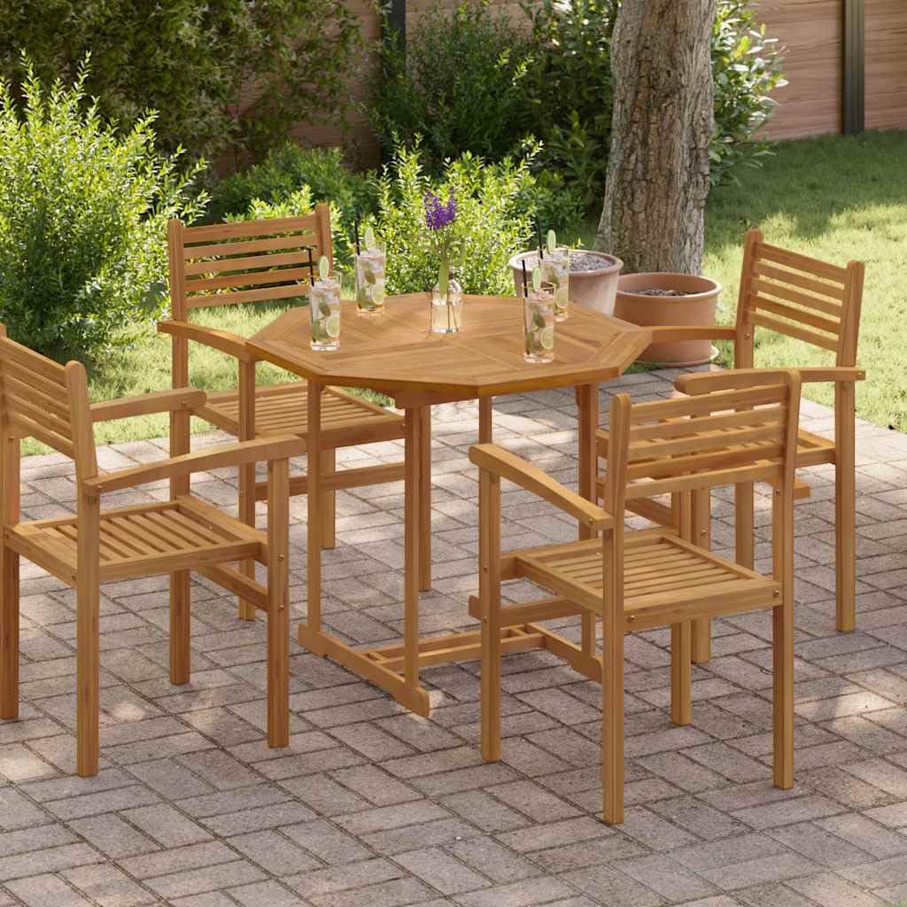 Outdoor Furniture Oil Teak - Octagon Teak Wood Table Top 35.4in