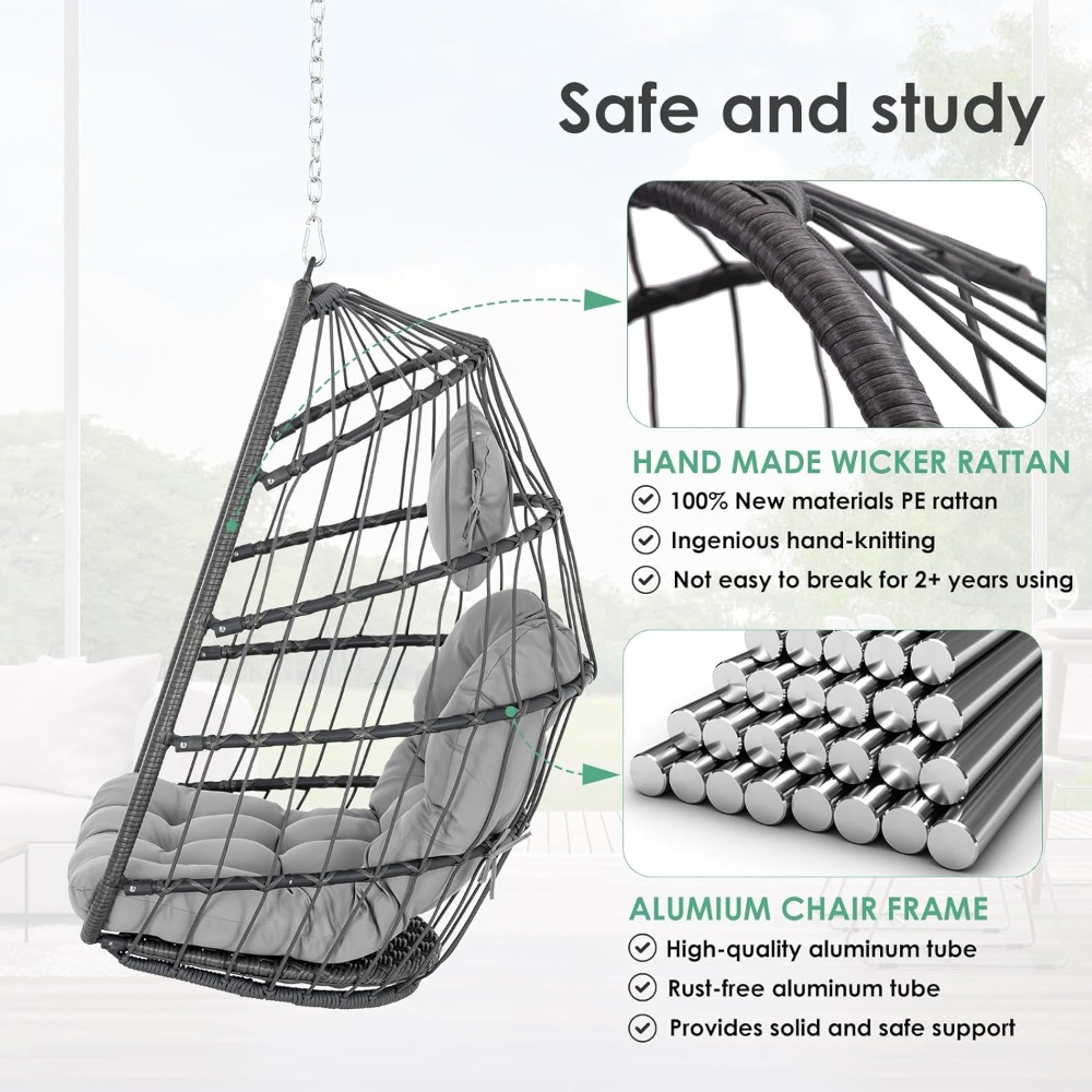Outdoor Furniture Egg Chair - Hanging Egg Chair Without Stand -