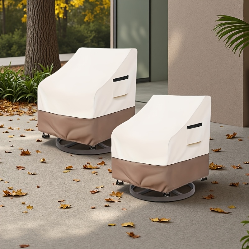 Outdoor Furniture Lounge Chair - MARIIS Outdoor Swivel Chair Cover Set