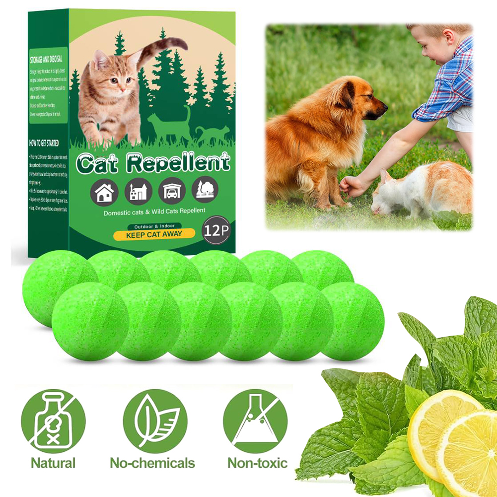 12X Cat Repellent Balls Aroma  - Outdoor Furniture Sales avaliação e preço