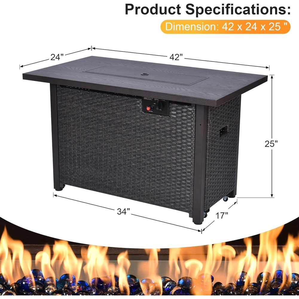 13-Piece Outdoor Sectional Pat - Outdoor Furniture With Fire Pit Table avaliação e preço