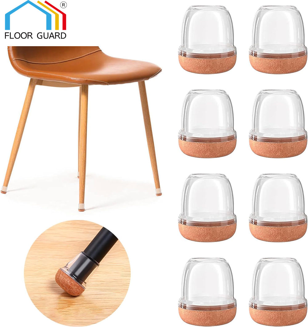 8PCS Chair Leg TPE Protectors  - Outdoor Furniture Leg Protectors avaliação e preço