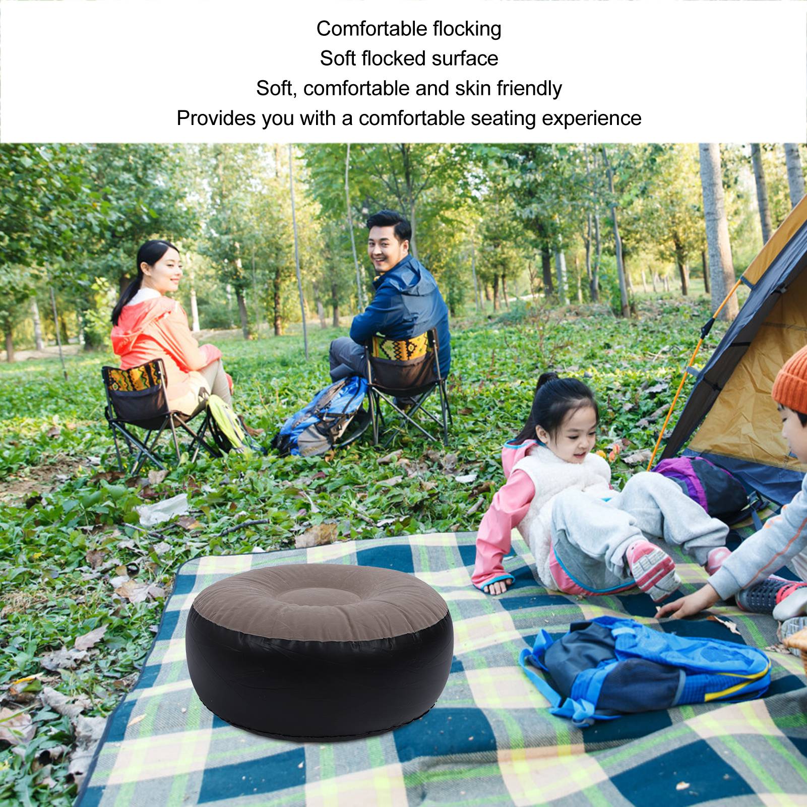 Inflatable Flocking Stool Mult - Outdoor Furniture Sales avaliação e preço