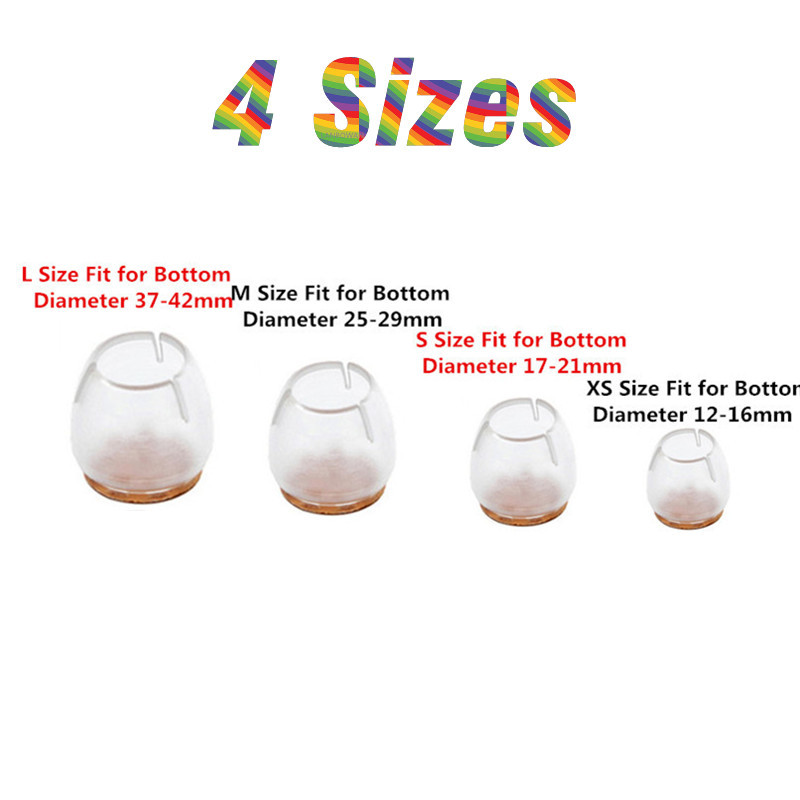 24pcs Silicone Chair Leg Prote - Outdoor Furniture Leg Protectors avaliação e preço