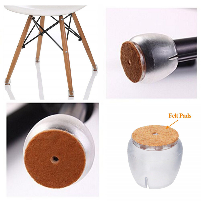 24pcs Silicone Chair Leg Prote - Outdoor Furniture Leg Protectors avaliação e preço