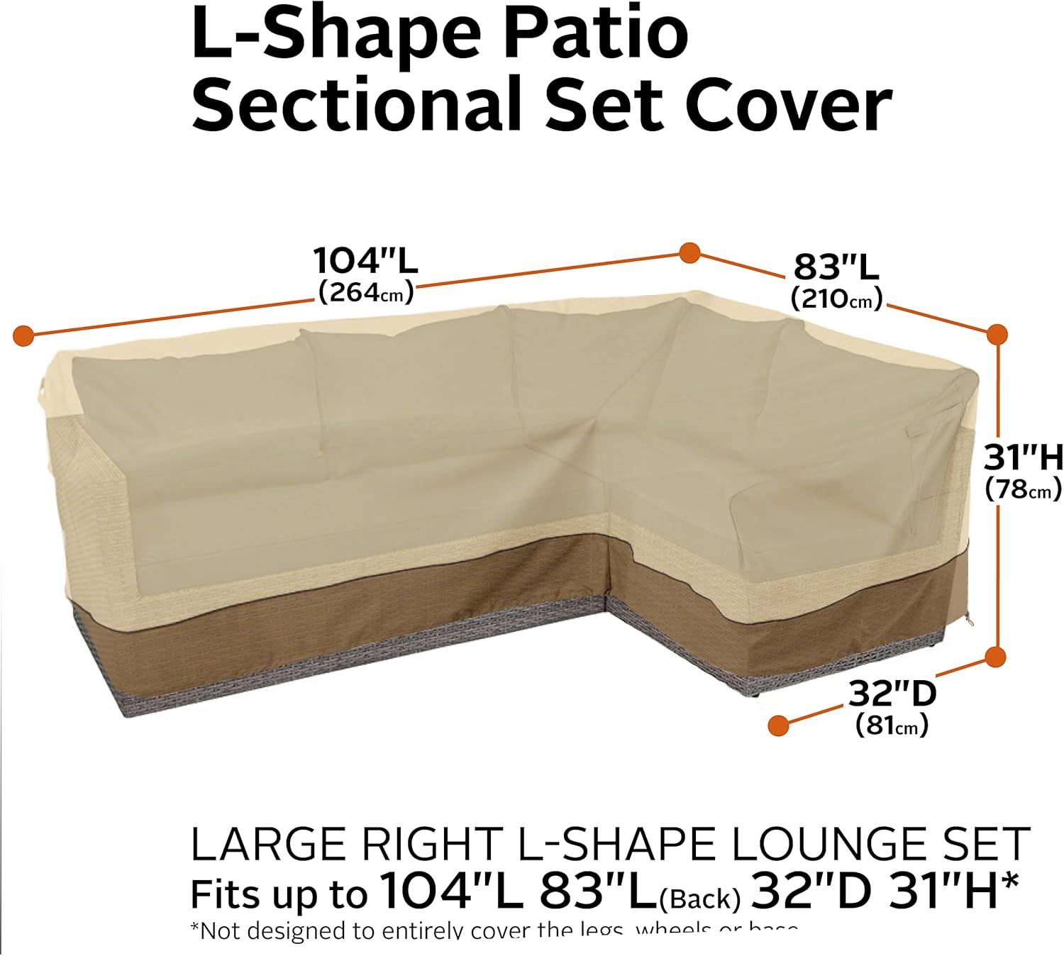 Water-Resistant Patio Sectiona - Outdoor Furniture Lounge avaliação e preço