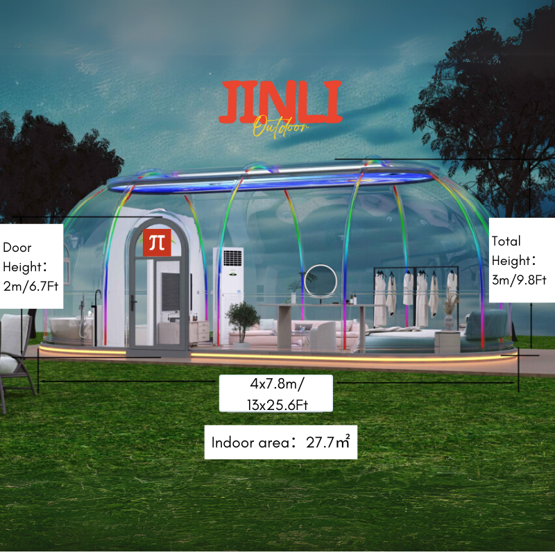 7.8-Meter Transparent Starry P - Outdoor Furniture Sales avaliação e preço