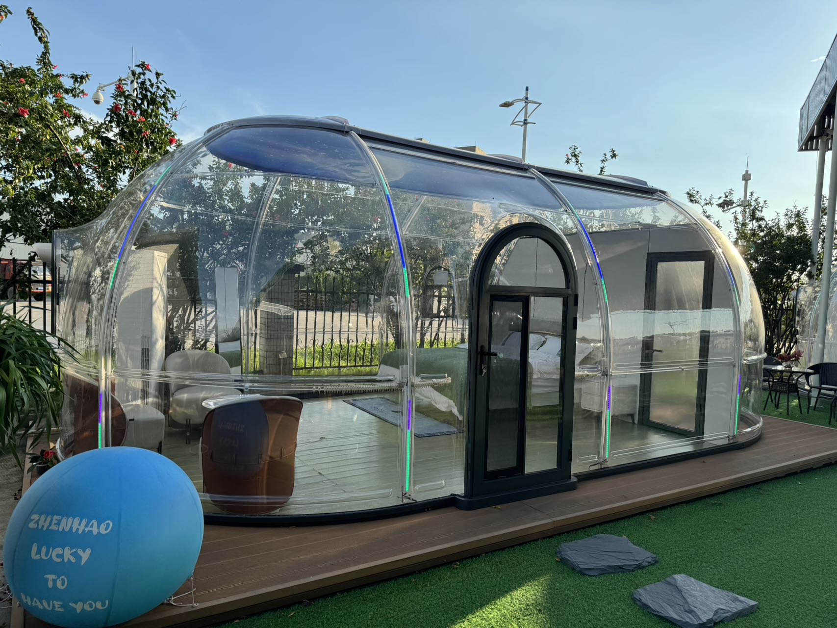 7.8-Meter Transparent Starry P - Outdoor Furniture Sales avaliação e preço