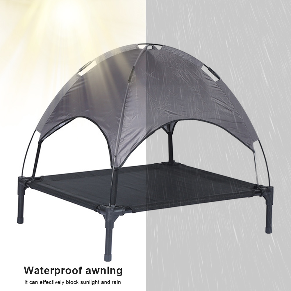 Elevated Dog Bed with Canopy P - Outdoor Daybed Sofa avaliação e preço
