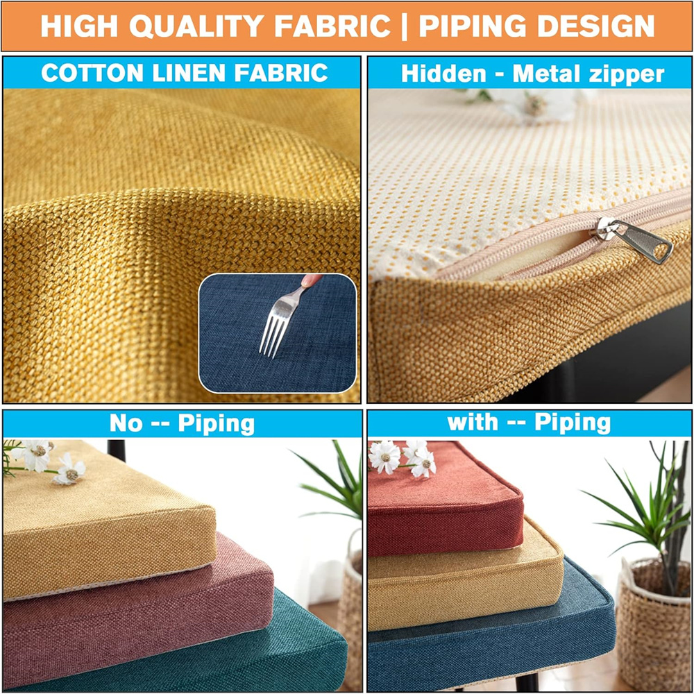 Single Piping Long Bench Cushi - Outdoor Furniture Upholstery avaliação e preço