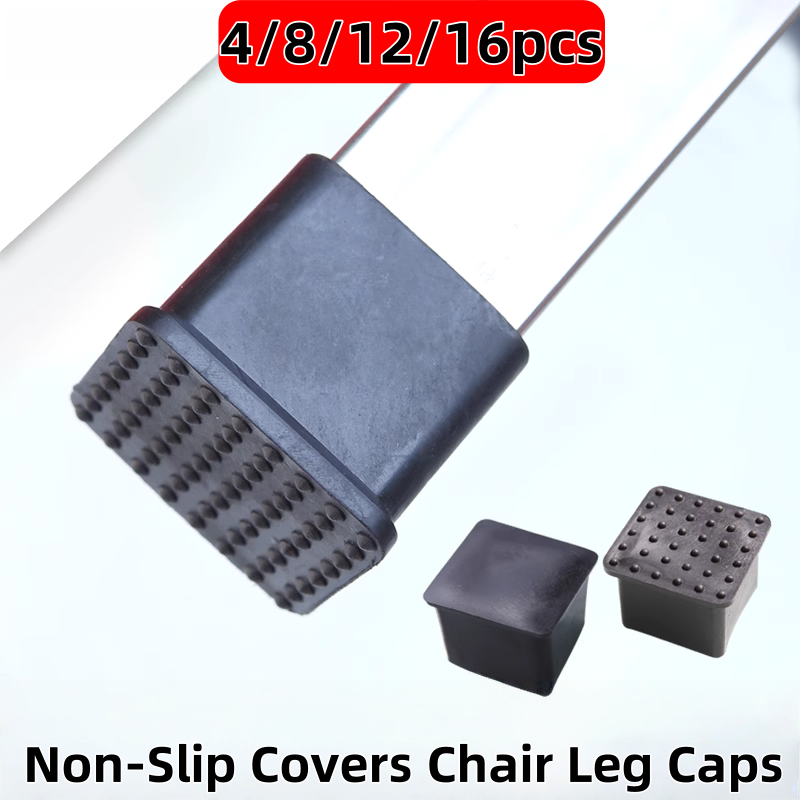4-16Pcs Non-Slip Chair Leg Cap - Outdoor Furniture Leg Protectors avaliação e preço
