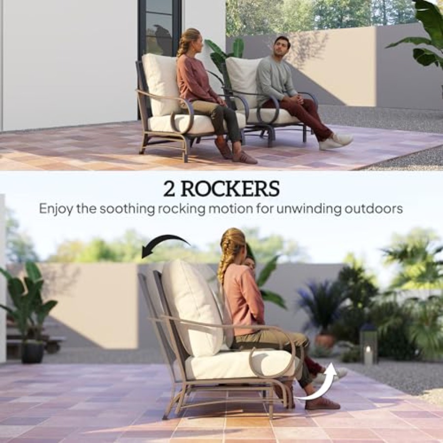 5 Piece Patio Furniture Set wi - Outdoor Furniture Lounge avaliação e preço