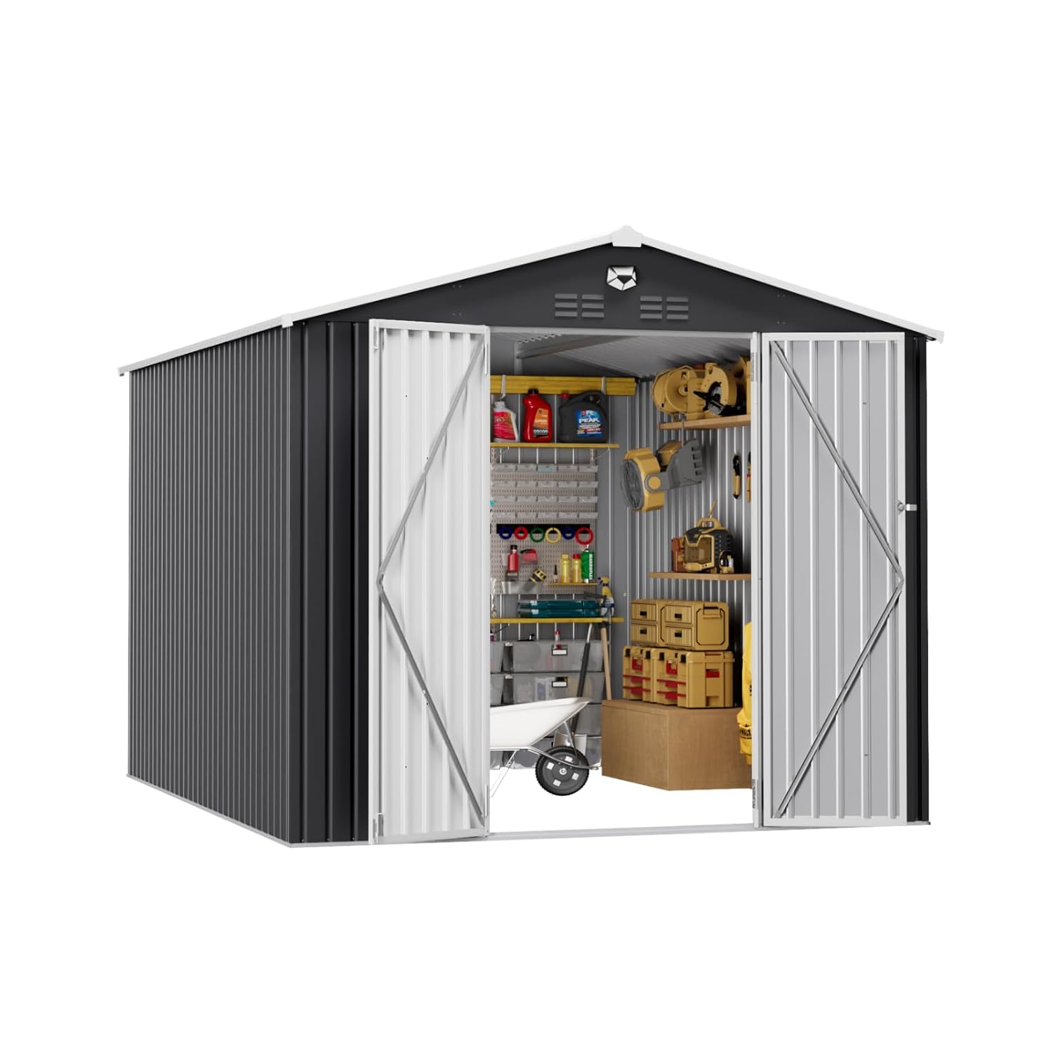 10x12 FT Metal Outdoor Storage - Outdoor Furniture Sales avaliação e preço