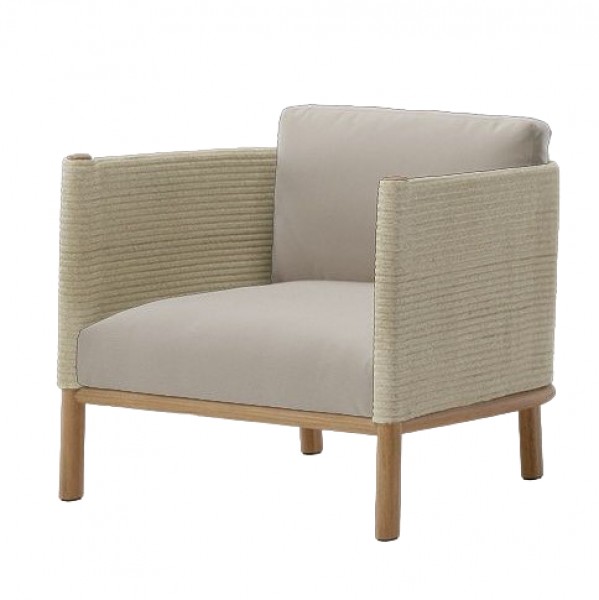 Teak Wood Frame Rope Weaving Q - Outdoor Furniture Quick Dry avaliação e preço