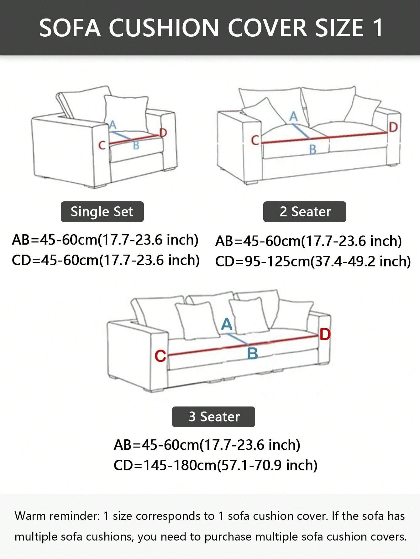 1pc Solid Color Elastic Sofa S - Outdoor Furniture Upholstery avaliação e preço