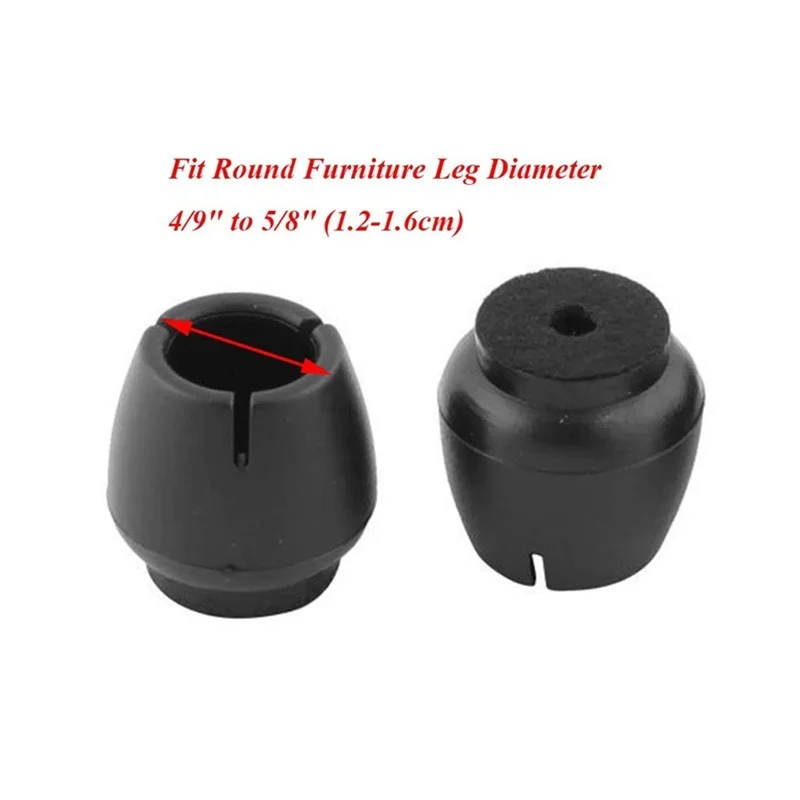 24PCS Chair Leg Caps Silicone  - Outdoor Furniture Leg Protectors avaliação e preço