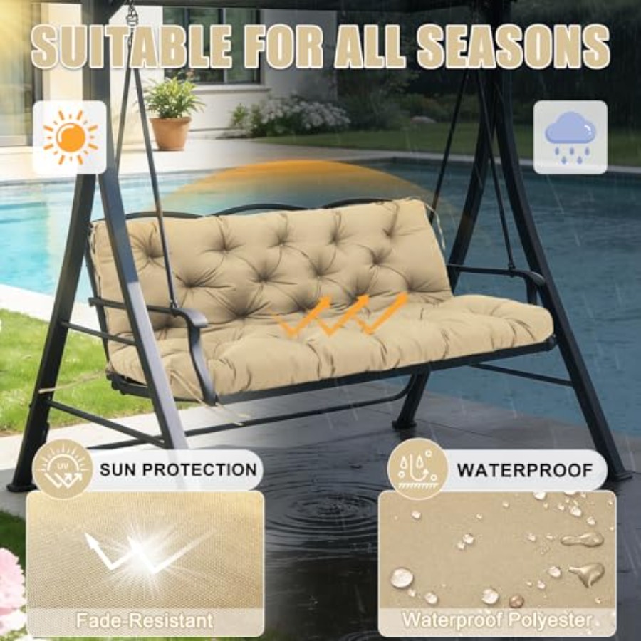 Patio Swing Cushions for Outdo - Outdoor Furniture Quick Dry avaliação e preço