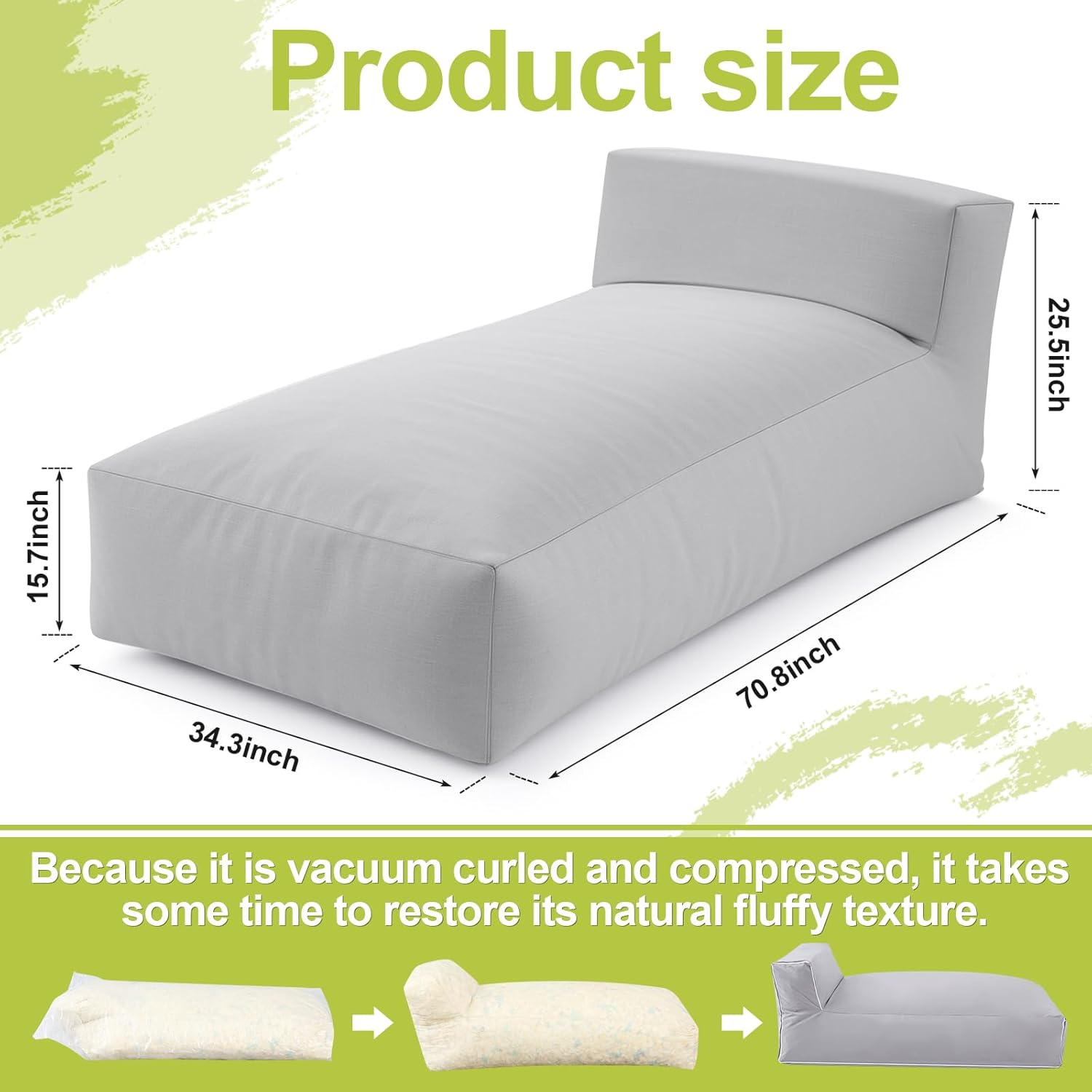 Outdoor Bean Bag Lounger Chair - Outdoor Daybed Sofa avaliação e preço