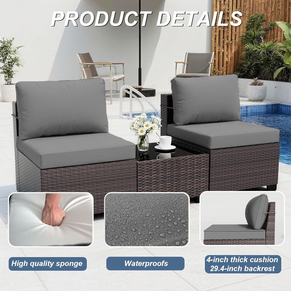 10-Piece Outdoor Patio Furnitu - Outdoor Furniture With Fire Pit Table avaliação e preço