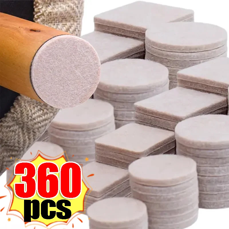 360/18Pcs Felt Chair Leg Pads  - Outdoor Furniture Leg Protectors avaliação e preço