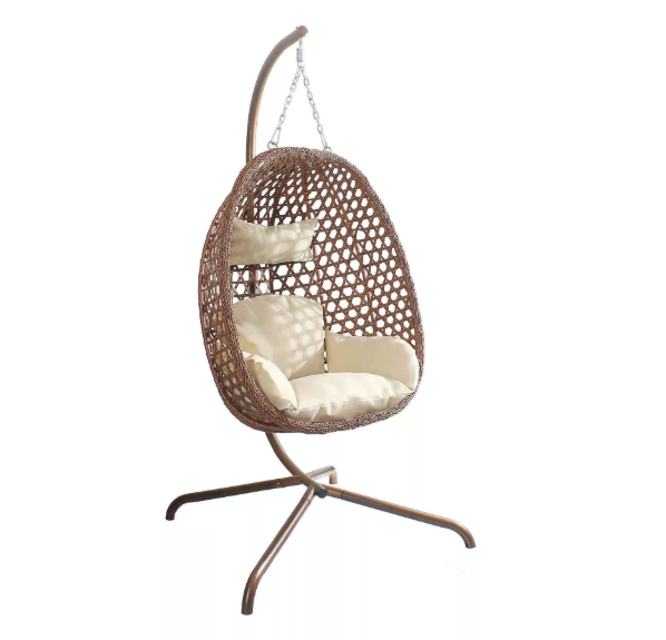 ！@Dwoo Garden Rattan Swing Han - Outdoor Furniture Egg Chair avaliação e preço