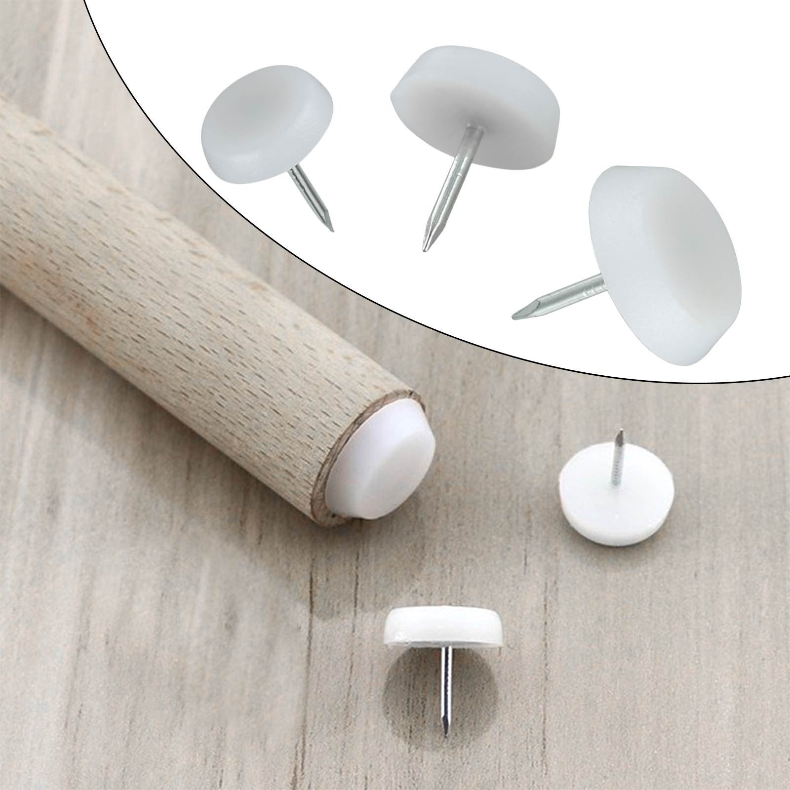 50Pcs 14/18/20mm Table Chair L - Outdoor Furniture Leg Protectors avaliação e preço
