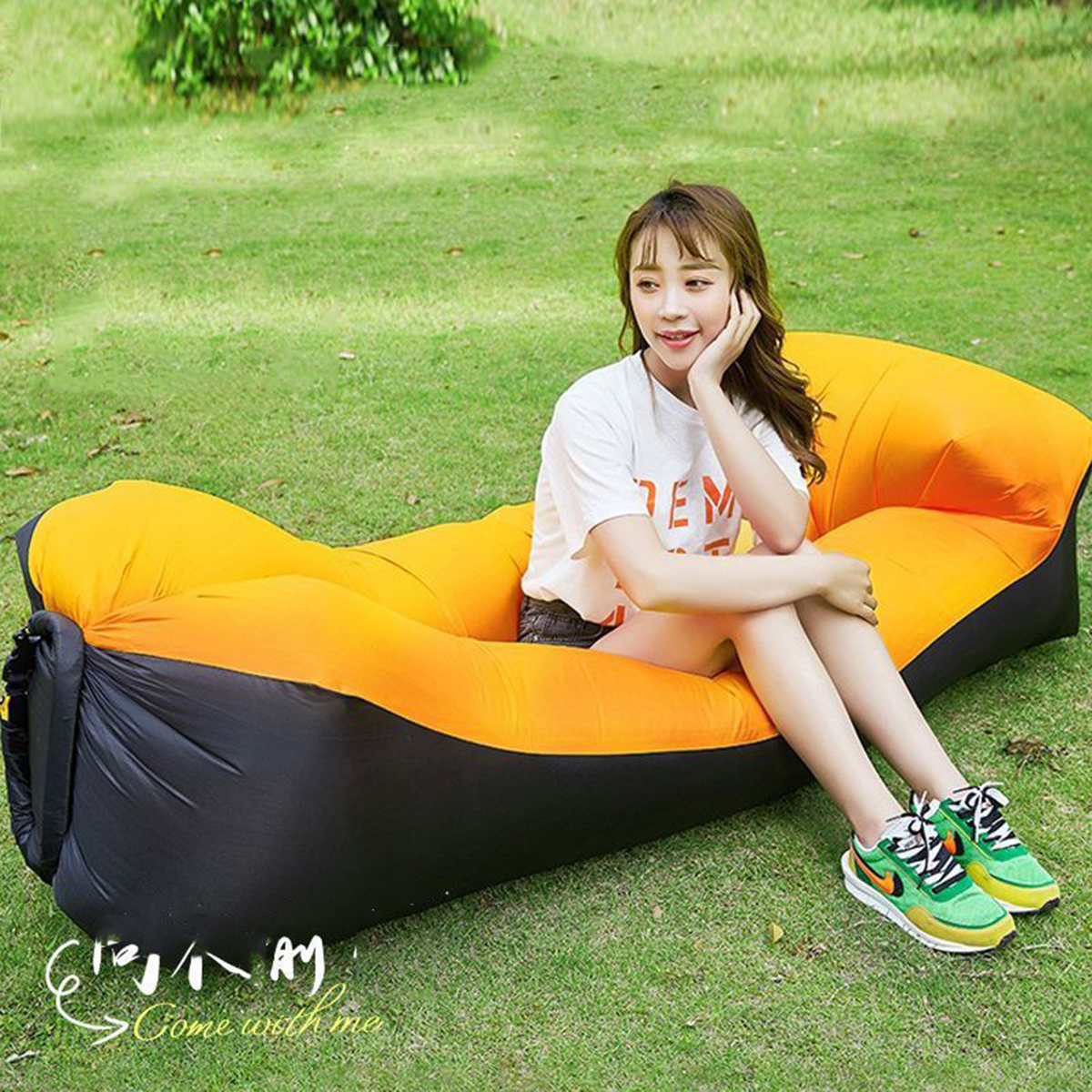 Portable Inflatable Bed, Outdo - Outdoor Daybed Sofa avaliação e preço