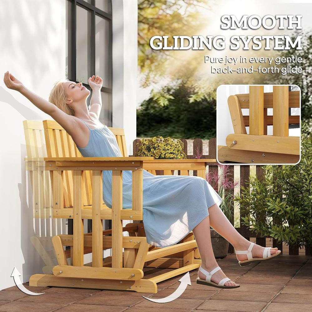 2-Person Outdoor Swing Glider  - Outdoor Furniture Quick Dry avaliação e preço