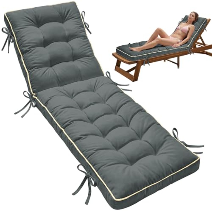 x21 Folding Chaise Lounge Cush - Outdoor Furniture Quick Dry avaliação e preço