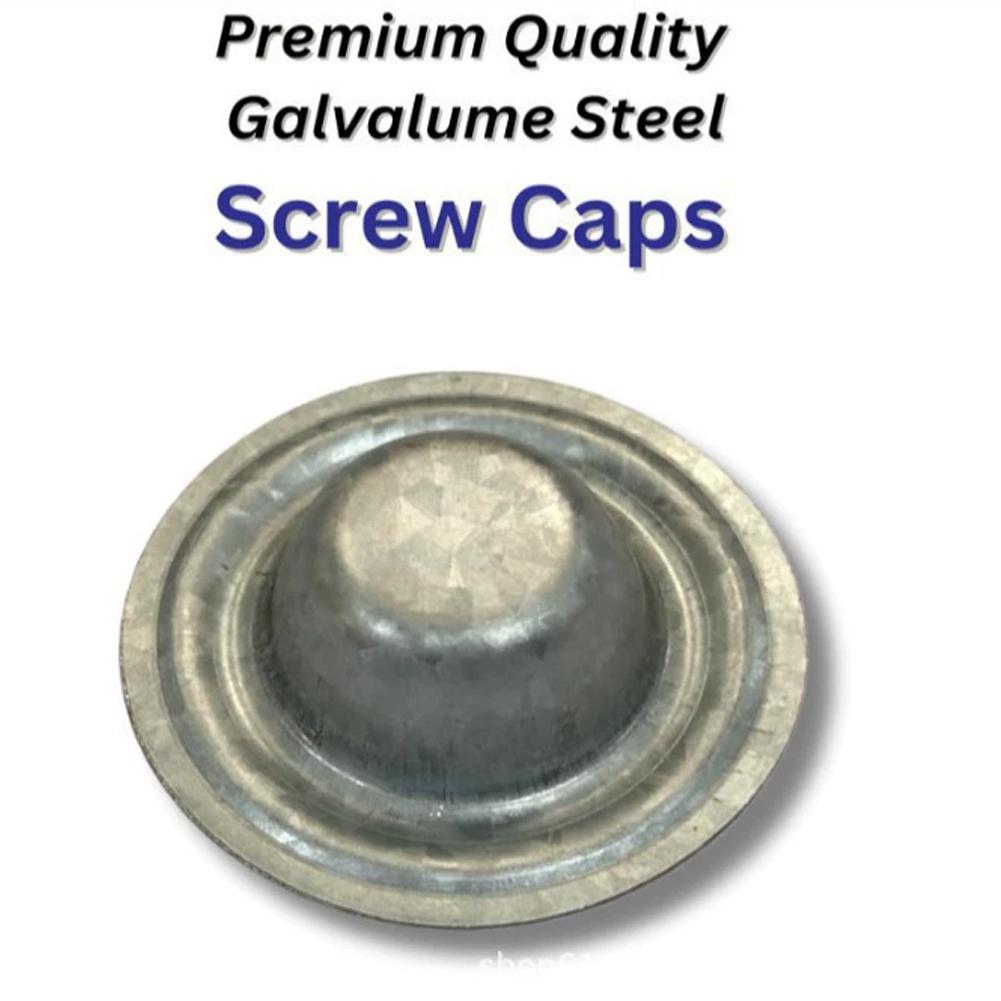 5-100Pcs Screw Caps Metal Bolt - Outdoor Furniture Upholstery avaliação e preço