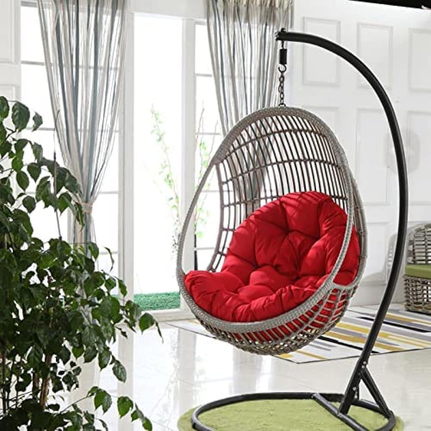 Water Resistant Hanging Egg Ch - Outdoor Furniture Upholstery avaliação e preço