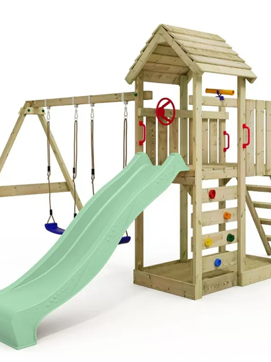 Children Swing Kids Wooden Gar - Outdoor Furniture Kids avaliação e preço