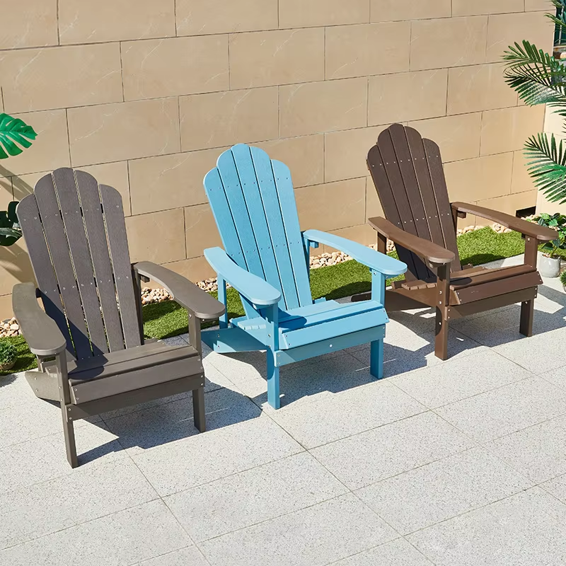 Modern Adirondack Folding Chai - Outdoor Furniture With Fire Pit Table avaliação e preço