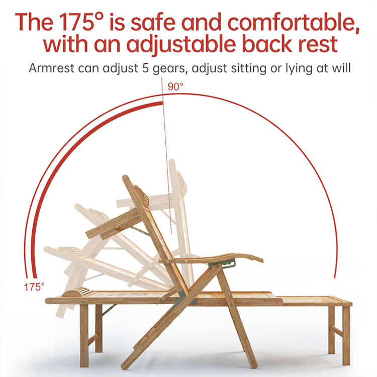 Lightweight Modern Design Bamb - Outdoor Furniture Lounge Chair avaliação e preço