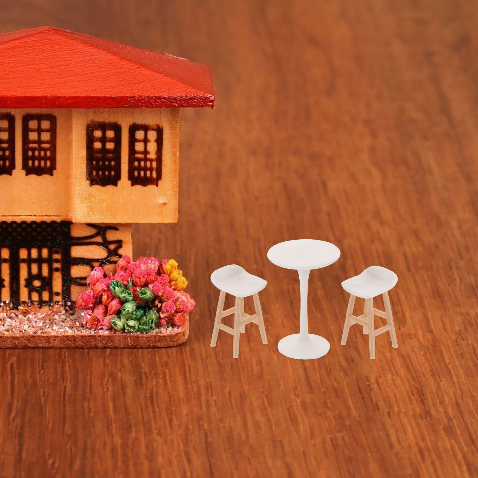 1Set 1:20 Scale Miniature Furn - Outdoor Furniture Sales avaliação e preço