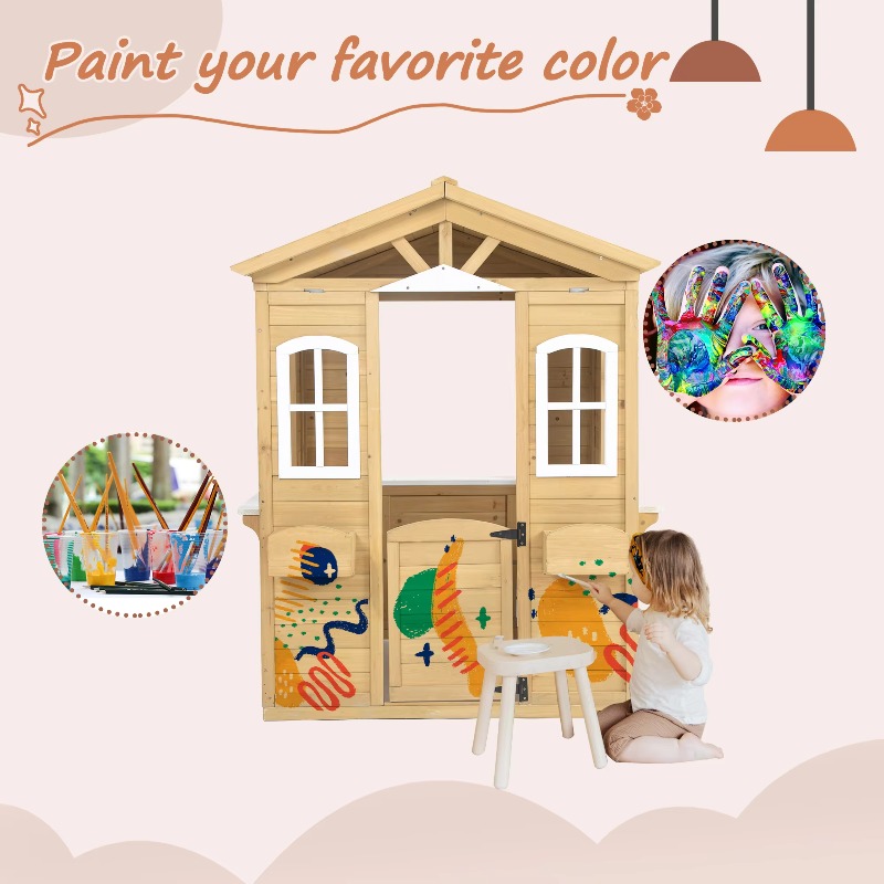 Modern Classic Solid Wood Play - Outdoor Furniture Kids avaliação e preço