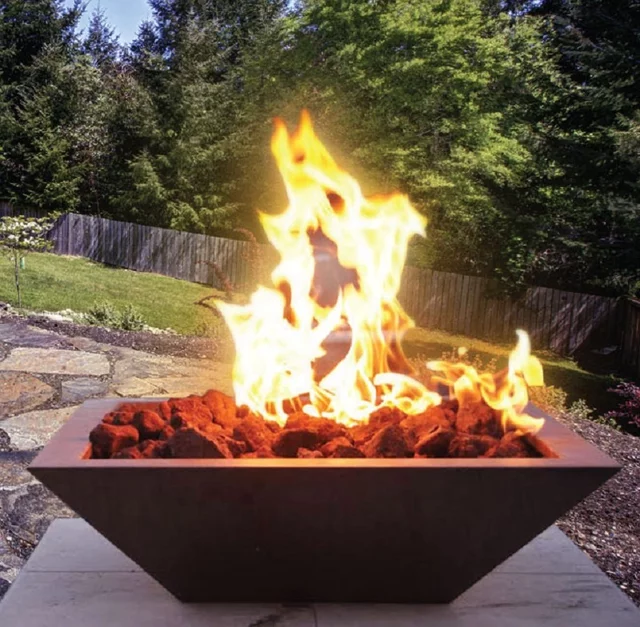 Outdoor Sofa Set Fire Pit Tabl - Outdoor Furniture With Fire Pit Table avaliação e preço