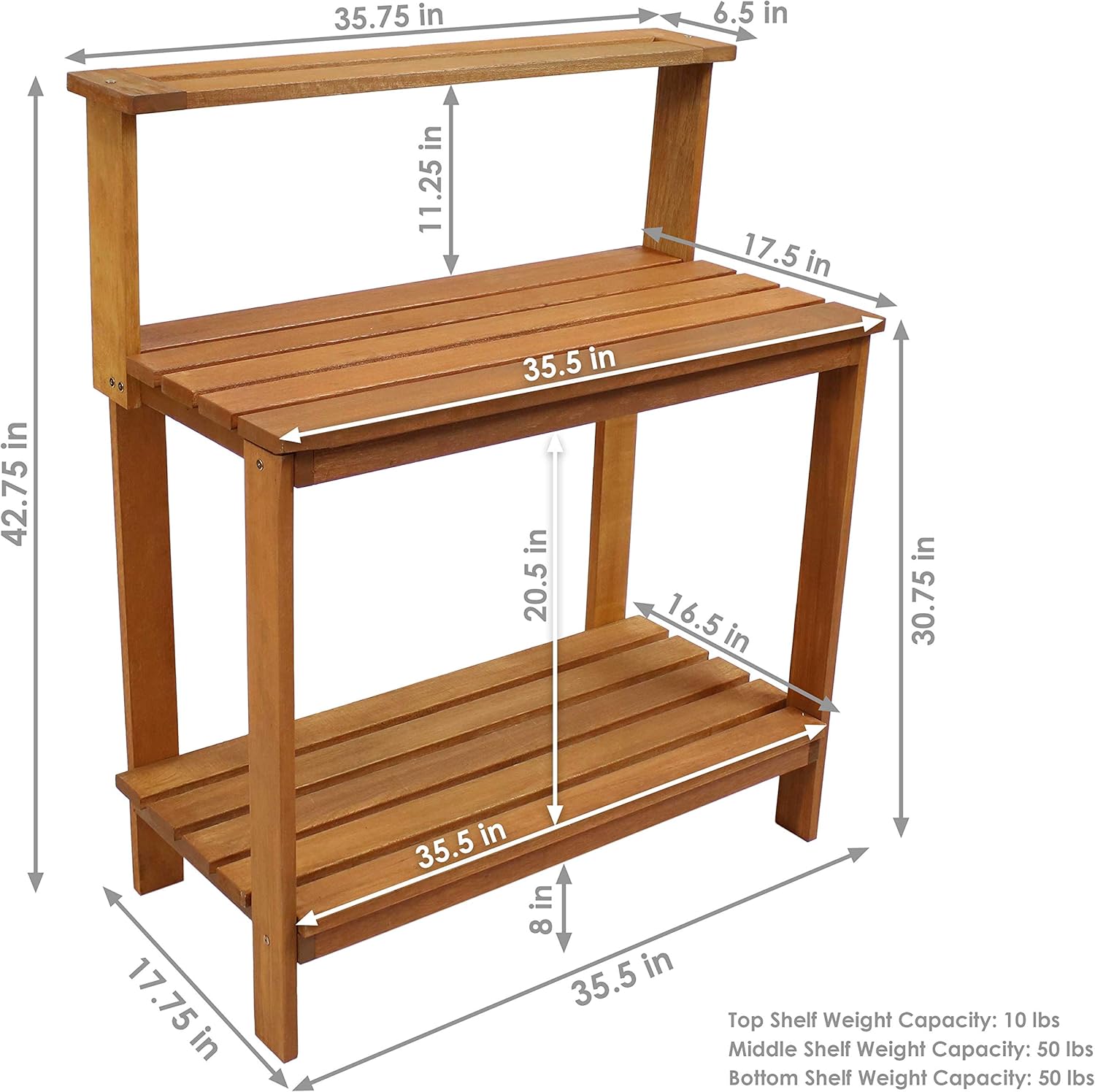 Sunnydaze 42-Inch Meranti Wood - Outdoor Furniture Oil Teak avaliação e preço
