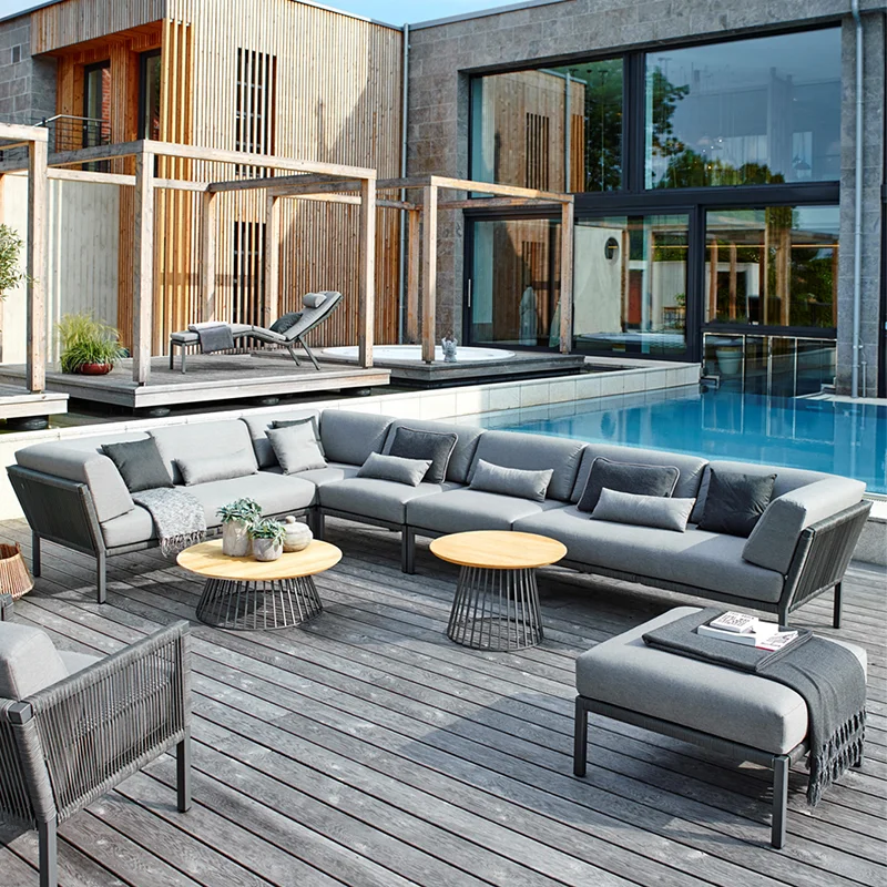 z New L Shape Garden Corner Lo - Outdoor Furniture Lounge avaliação e preço