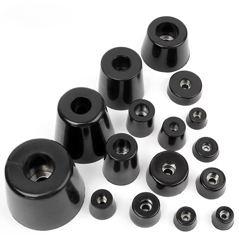 80/8Pcs Black Rubber Feet Pads - Outdoor Furniture Leg Protectors avaliação e preço