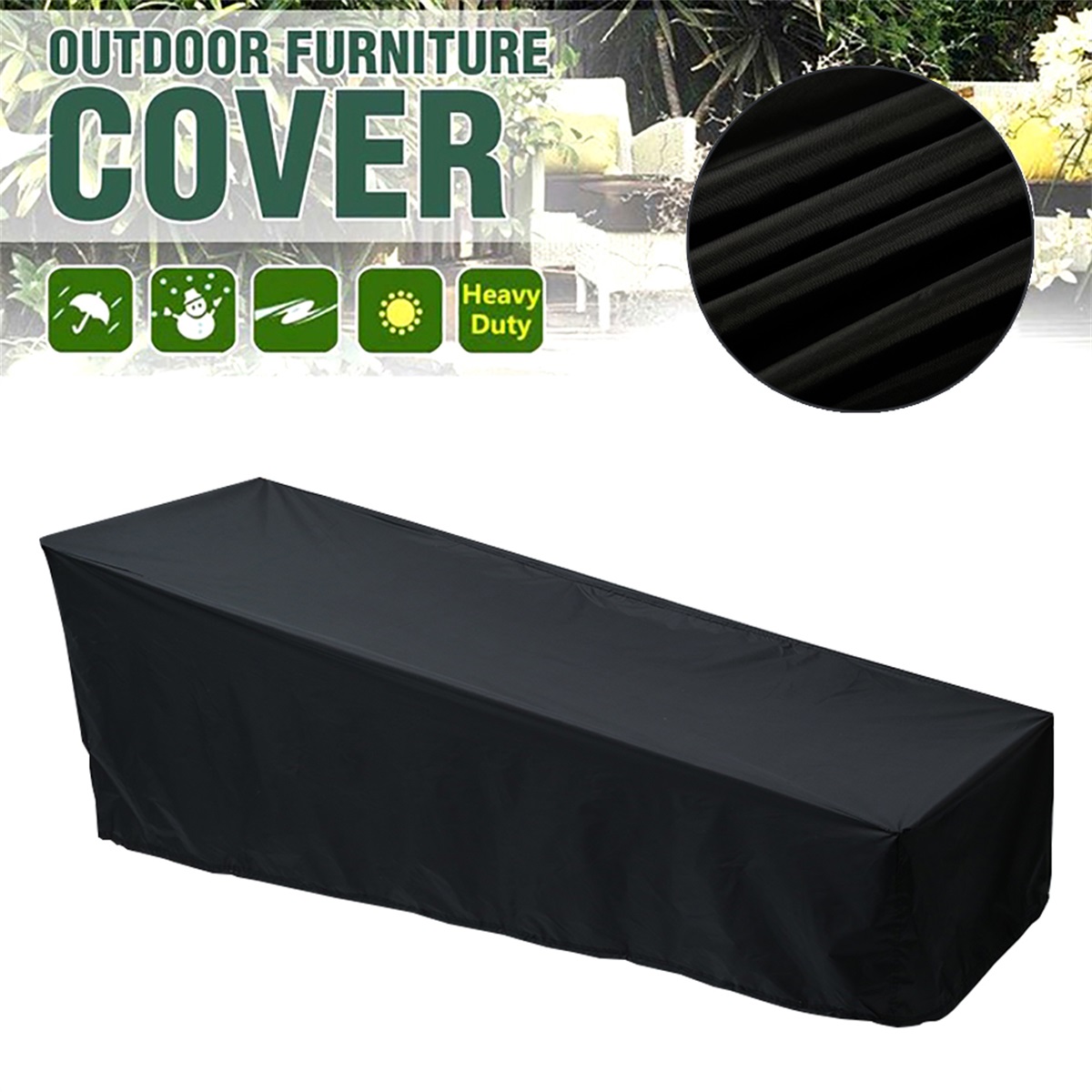 Outdoor Garden Sunbed Cover Su - Outdoor Furniture Lounge Chair avaliação e preço