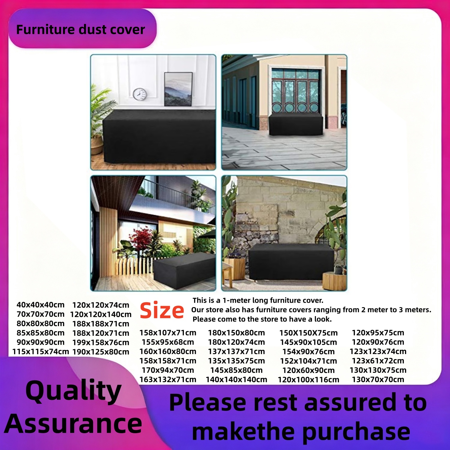 Patio FurnitureCover Rectangul - Outdoor Furniture Lounge Chair avaliação e preço